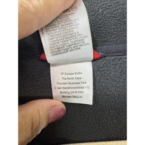 (R3) North Face Men’s Fleece Pullover Sweatshirt Sz XXL,1/4 Zip Long Sleeve Blue - Picture 12 of 14